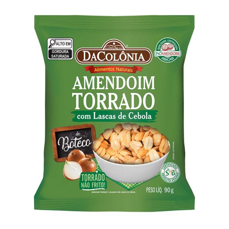 Amendoim com Lascas de Cebola