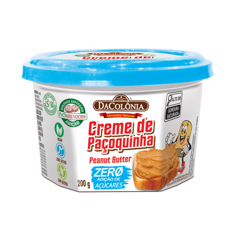 Creme de Amendoim Zero Açúcar