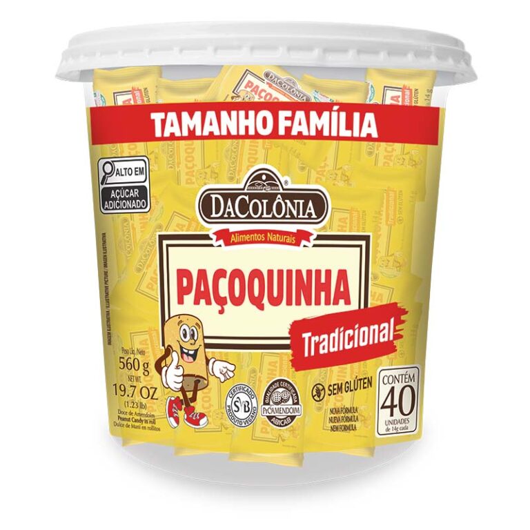 Paçoquinha Tradicional Rolha