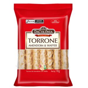 Torrone de Amendoim com Waffer