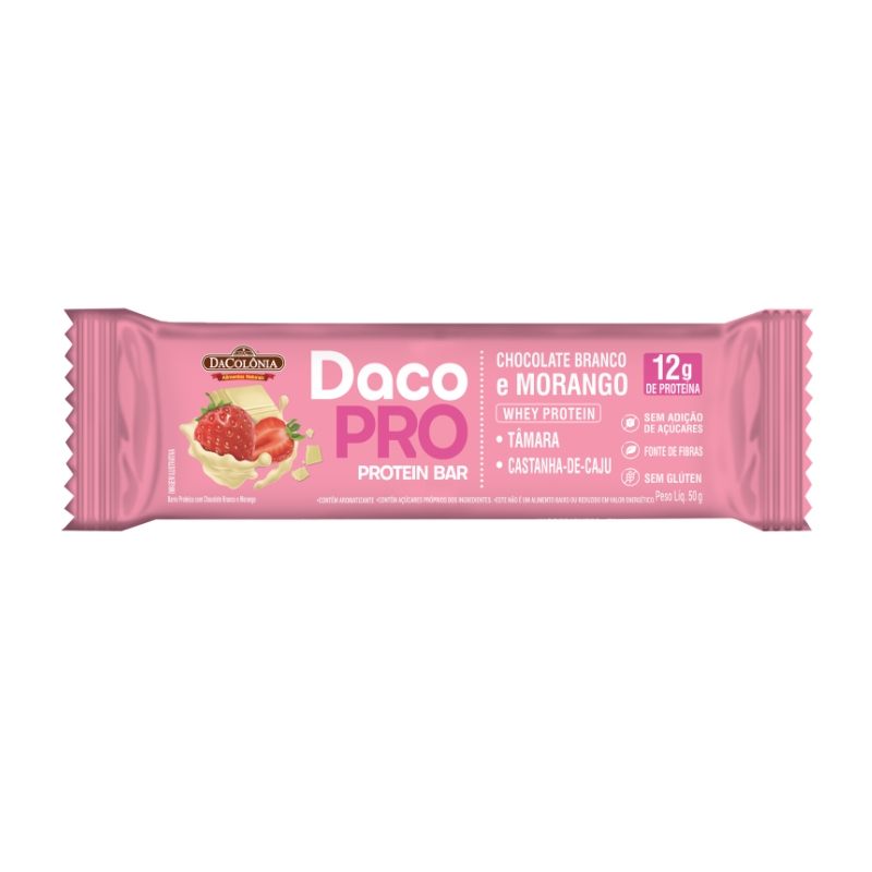 barra protein dacopro morango 50g