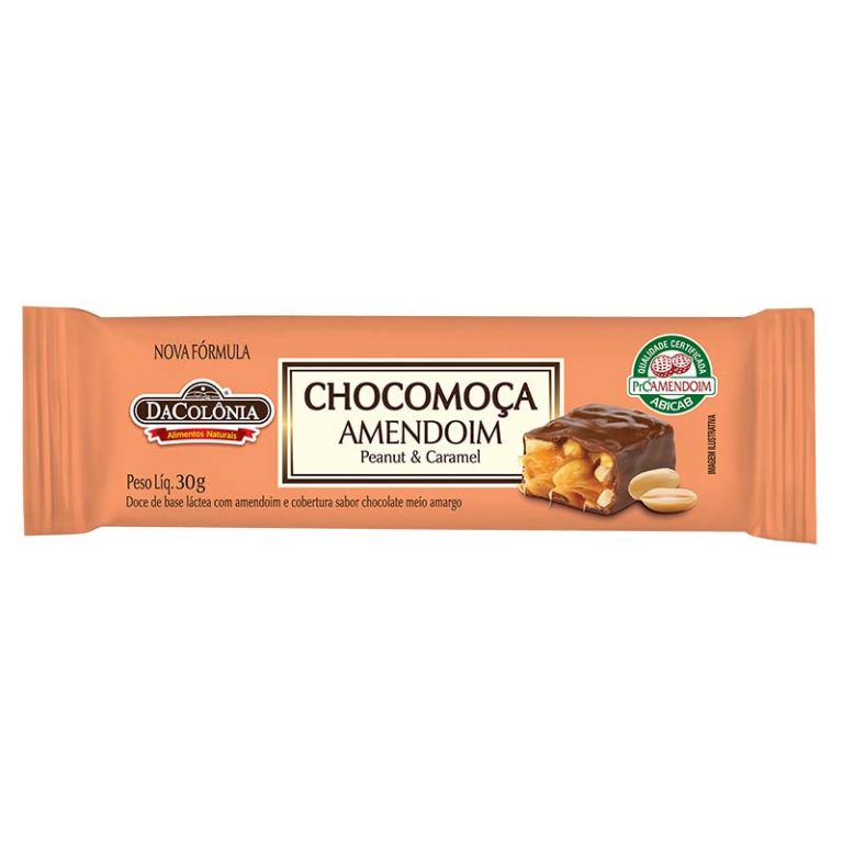 ChocoMoça M. Amargo 30g - Cx 200un