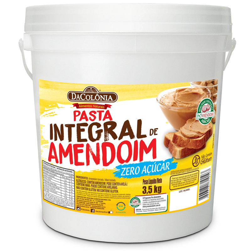Pasta de Amendoim Integral 2x3,5Kg
