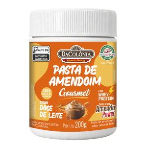 Pasta de Amendoim Gourmet sabor Doce de Leite 200g