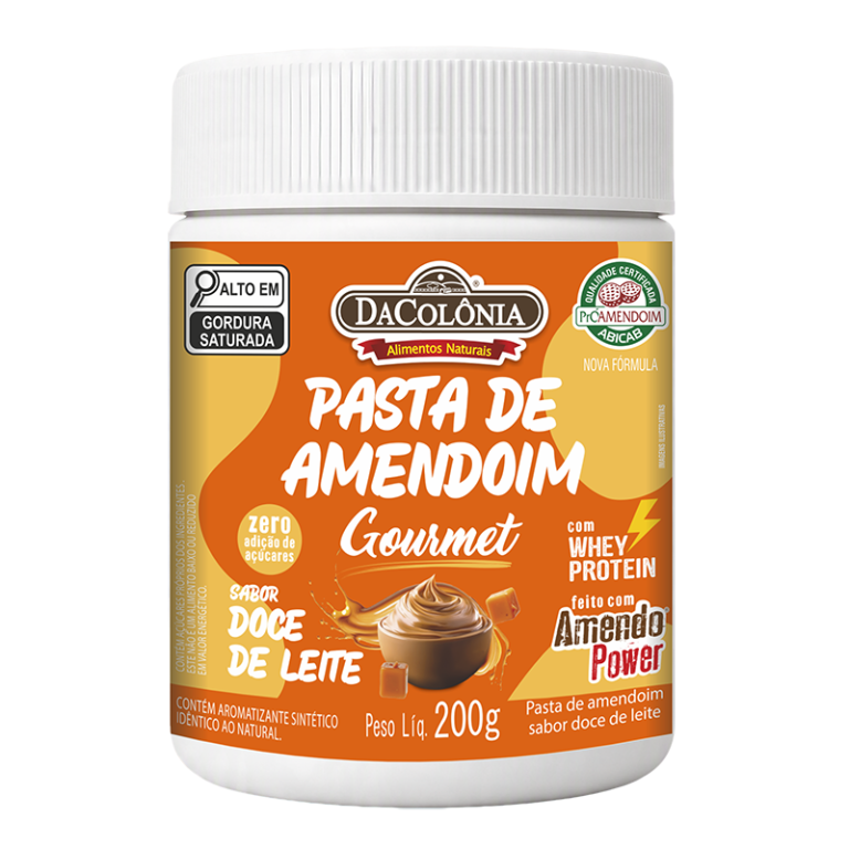 Pasta de Amendoim Gourmet sabor Doce de Leite 200g
