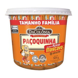 Paçoquinha Rolha Mascavo Pote 504g