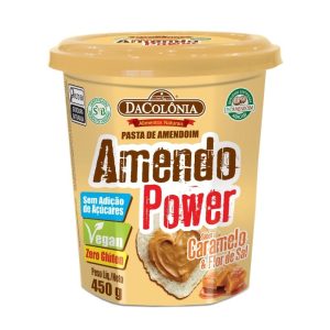 Pasta de Amendoim Amendo Power Caramelo e Flor de Sal