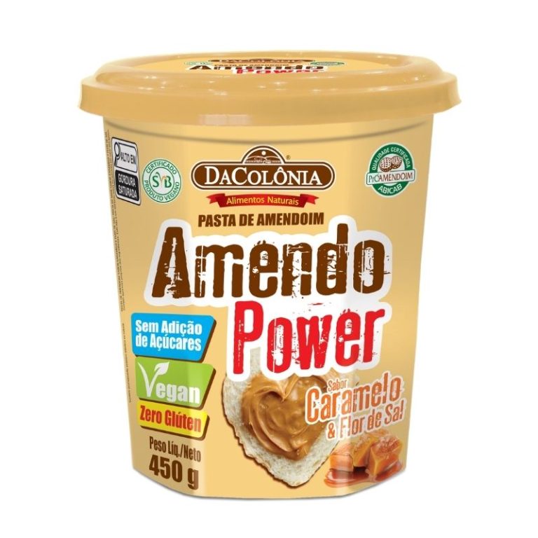 Pasta de Amendoim Amendo Power Caramelo e Flor de Sal