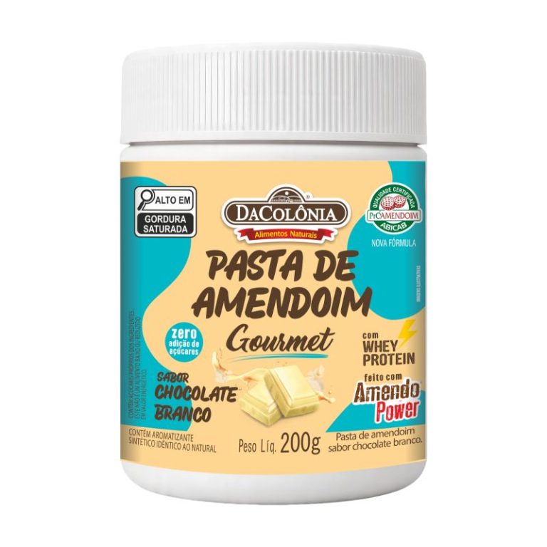 Pasta de Amendoim Gourmet Chocolate Branco 200g